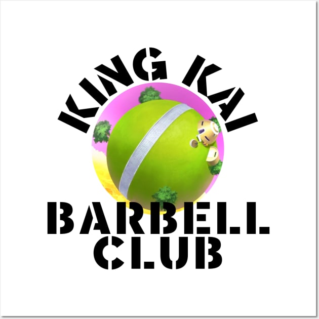 King Kai Barbell Club Wall Art by ScottLeechShirts